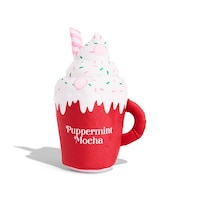 Jouet pour chien boisson moka peluche Petco Merry Makings, 12 po
