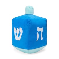 Petco Holiday Hanukkah Plush Dreidel Dog Toy, 18-in Front_Angled_Right