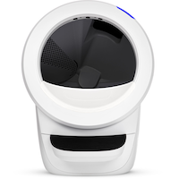 Whisker Litter- Robot 4, Automatic Self-Cleaning Litter Box, White Front_Flat