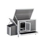 Poulailler New Age Pet ECOFLEX Fontana Premier, gris Front_Three_Fourths_Angled_Right