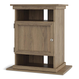 Dorel Flipper™ 10/20 Gallon Aquarium Stand with Storage Front_Three_Fourths_Angled_Left