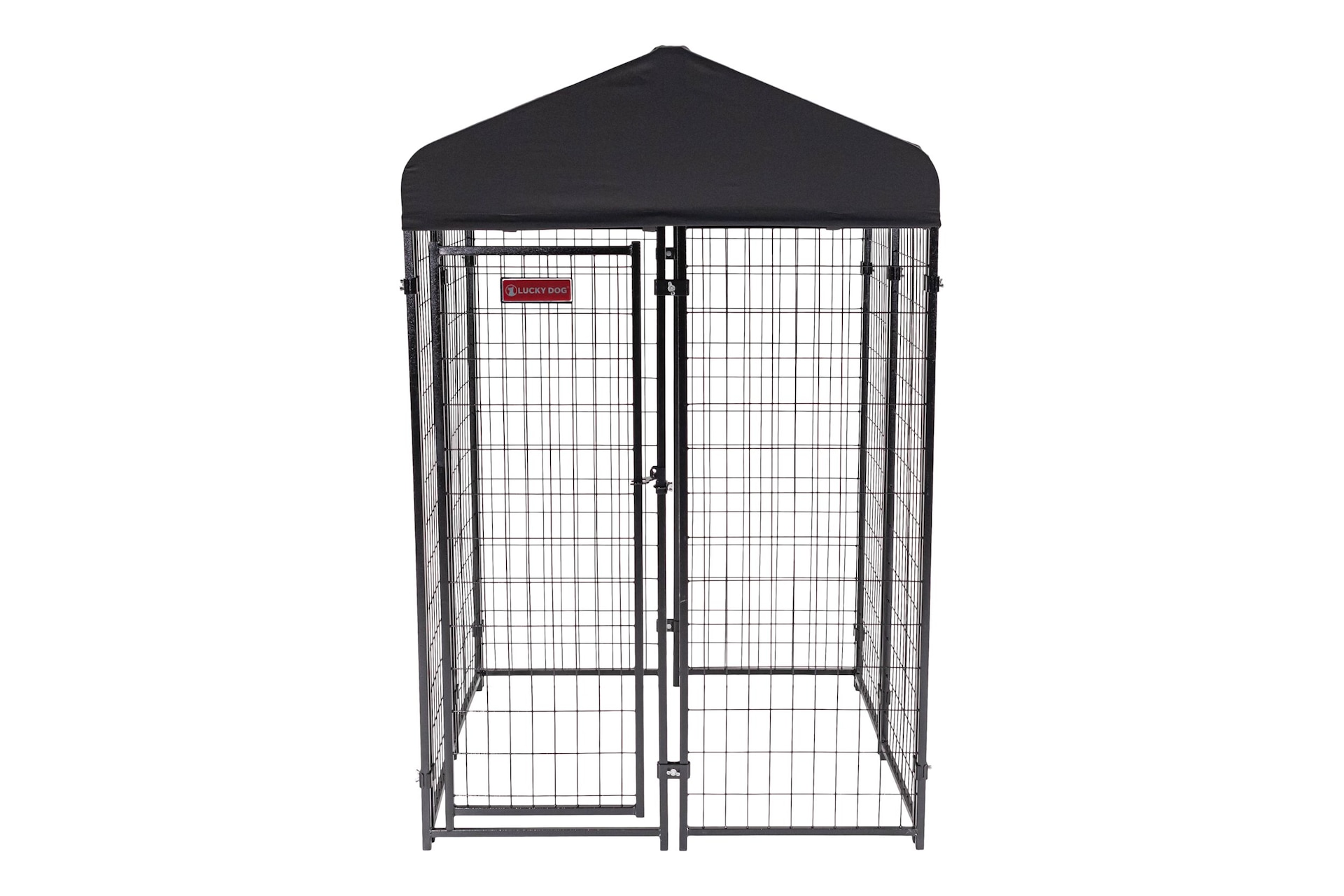 Lucky Dog® STAY Series™ Studio Kennel, Steel Grey, 4-ft x 6