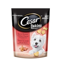 Gâteries pour chiens Cesar Bakies Bacon, poulet rôti au bacon, 180 g Front_Flat