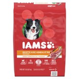 Nourriture sèche pour chiens adultes IAMS agneau et riz, 6,9 kg Front_Flat
