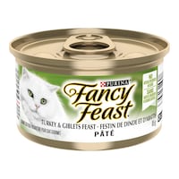 Purina® Fancy Feast® Turkey & Giblets Pate Wet Cat Food, 85-g Front_Elevated