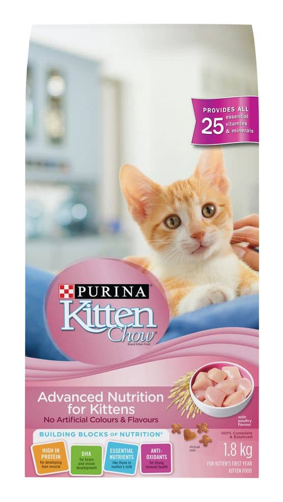 Purina Kitten Chow Advanced Nutrition Dry Kitten Food 1.8 kg