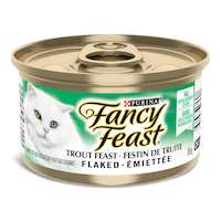 Purina Fancy Feast® Flaked Trout Wet Cat Food, 85-g Front_Elevated