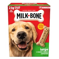 Gâteries pour chiens gros biscuits Milk-Bone, formats variés Front_Flat