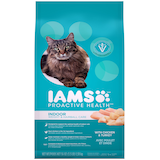 IAMS Proactive Health Indoor Weight & Hairball Care Adult Dry Cat Food, 1.6-kg Front_Flat