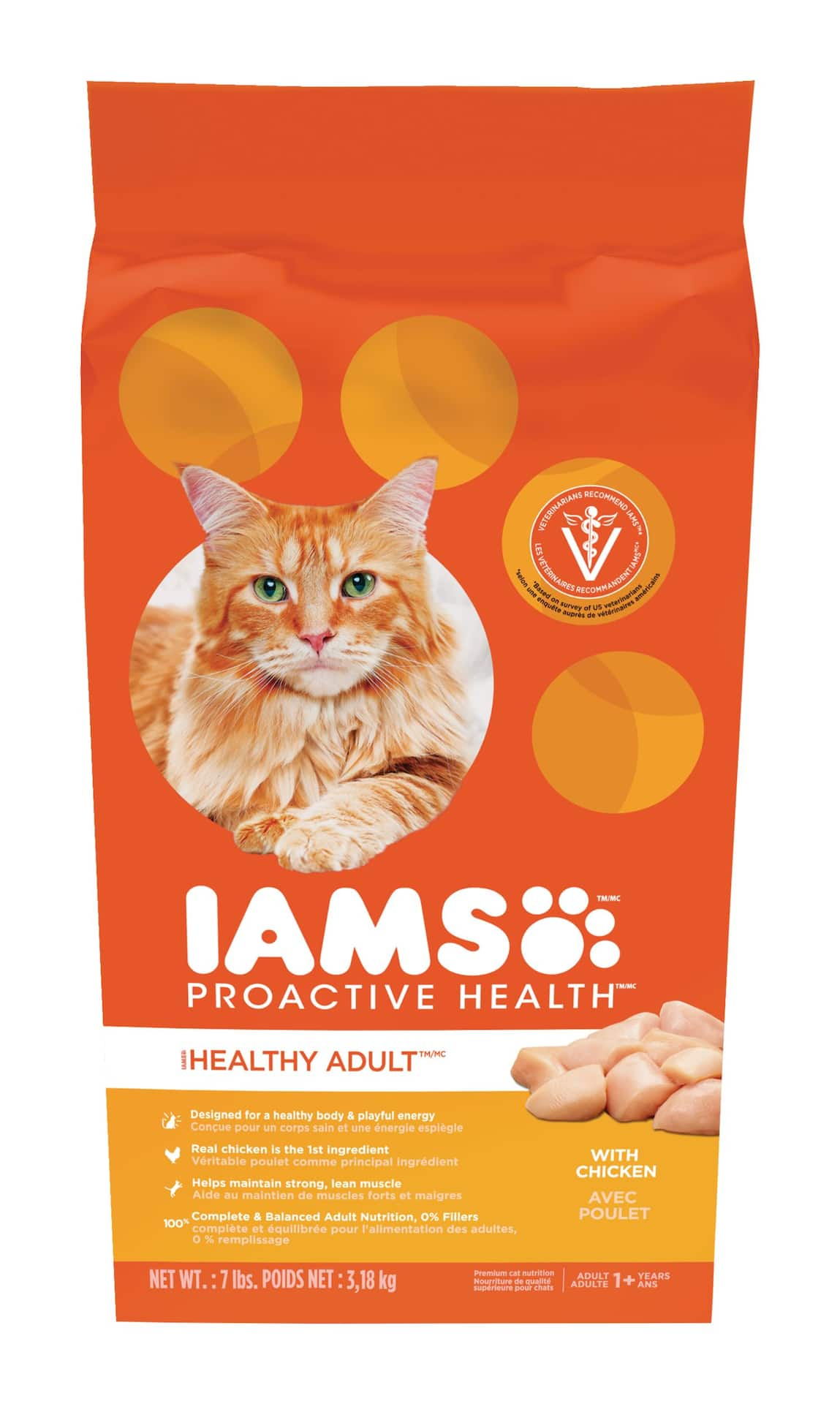 AMS Proactive Health with Chicken Adult Dry Cat Food 3.2 kg