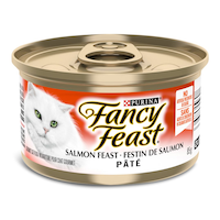 Purina® Fancy Feast® Cat Food, Salmon, for Cats of all Ages/Sizes, 85-g Front_Elevated