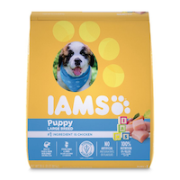 IAMS Large Breed Puppy Dry Dog Food, 13.9-kg Front_Flat