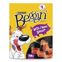 Purina Beggin' StriPs Bacon Flavour Dog Treats, 708-g Front_Flat