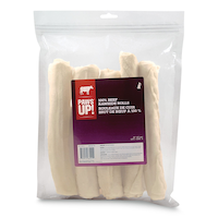 PAWS UP! Beef Rawhide Rolls Dog Treats, 10-in, 5-Pk, 530-g Front_Flat
