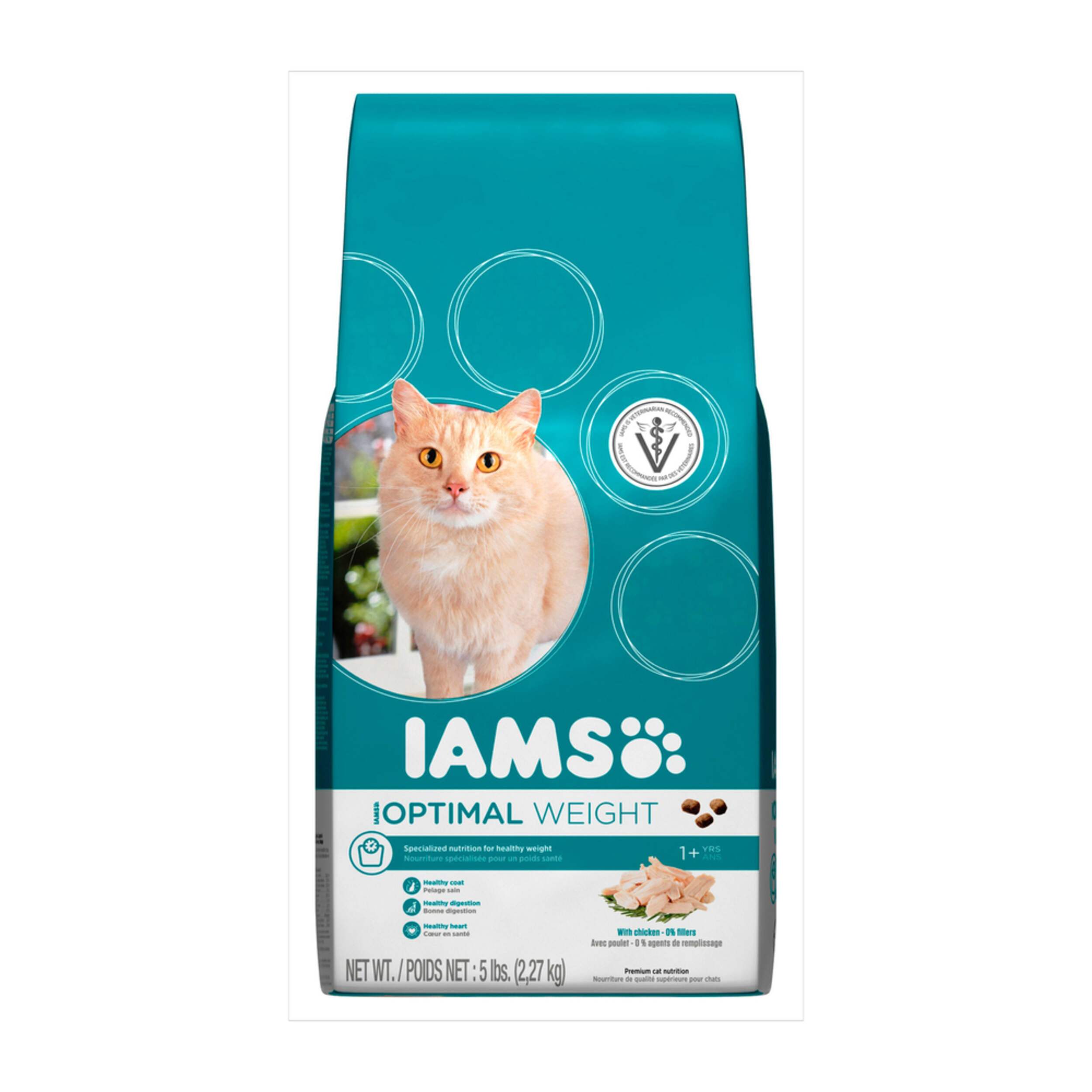 Nourriture sèche pour chats adultes IAMS PROACTIVE HEALTH Contrôle du