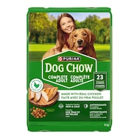 Purina Dog Chow® Complete Chicken Adult Dry Dog Food, 8-kg Front_Flat