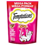Gâteries pour chats classiques Whiskas Temptations, saveurs variées, format géant, 180 g Front_Flat