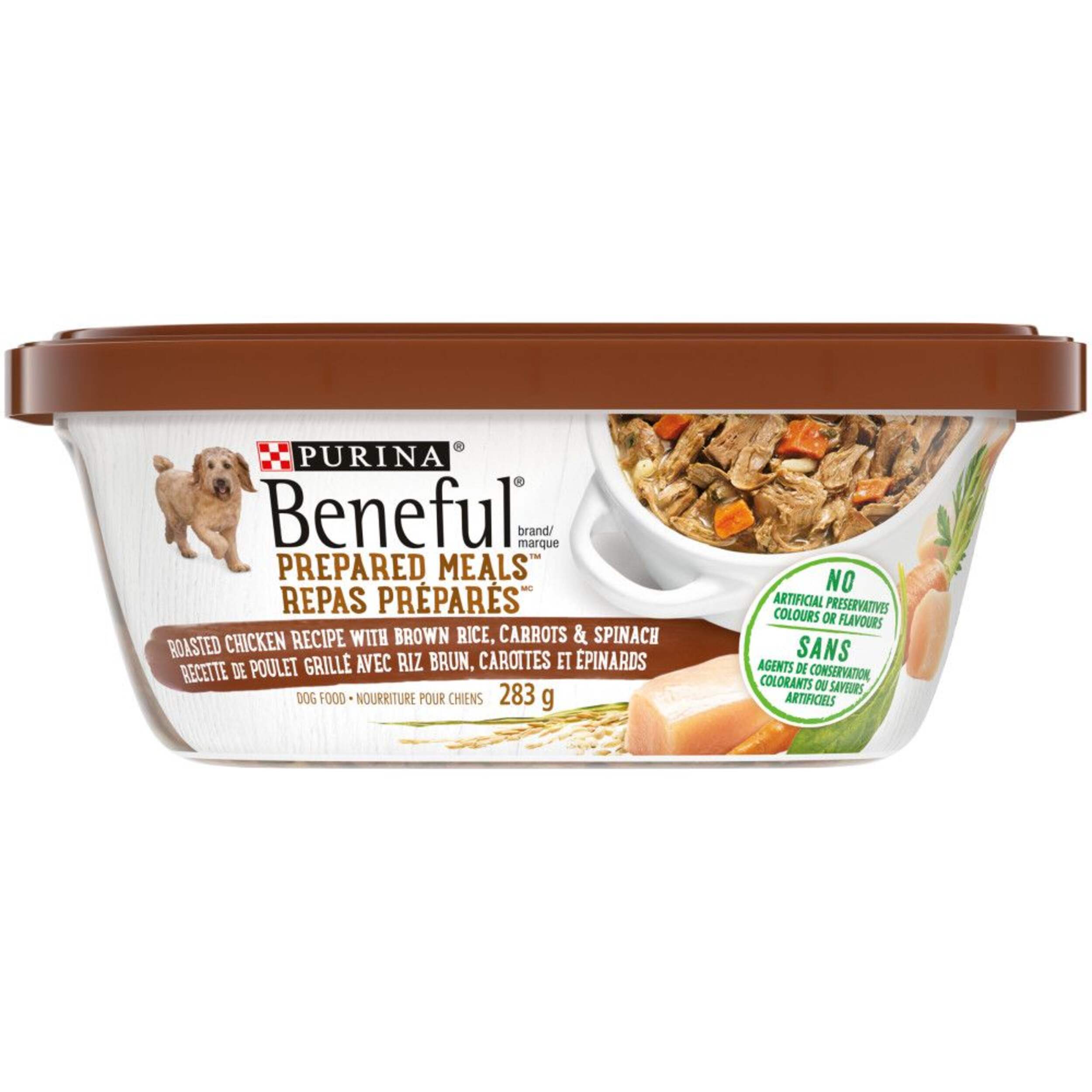 Purina® Beneful® Prepared Meals™ Roasted Chicken Recipe Dog Food, 283-g Front_Elevated