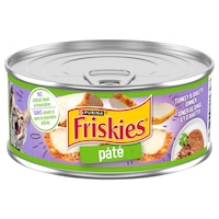 Nourriture humide pour chats Purina Friskies pâte dinde et abats, 156 g Front_Elevated