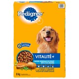 Nourriture sèche pour chiens adultes Pedigree Vitalité+ poulet rôti et légumes, 8 kg Front_Flat