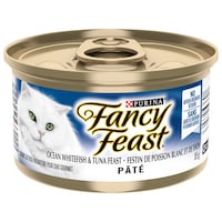 Purina® Fancy Feast® Ocean Whitefish & Tuna Pate Wet Cat Food, 85-g Front_Elevated