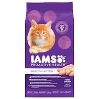 IAMS Proactive Health Playful Kitten Dry Cat Food, 1.6-kg Front_Flat