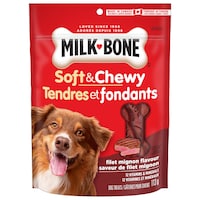 Milk-Bone Soft & Chewy Filet Mignon Dog Treats, 113-g Front_Flat