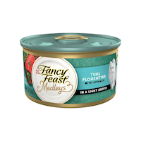 Fancy Feast Medley's Tuna Florentine with Spinach Wet Cat Food, 85-g Front_Elevated