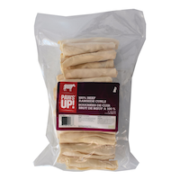 PAWS UP! Gâteries pour chiens à mâcher en cuir brut naturel pour chiens, boeuf, 680 g Front_Flat