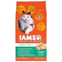 IAMS Proactive Health Hairball Care Adult Dry Cat Food, 3.2-kg Front_Flat