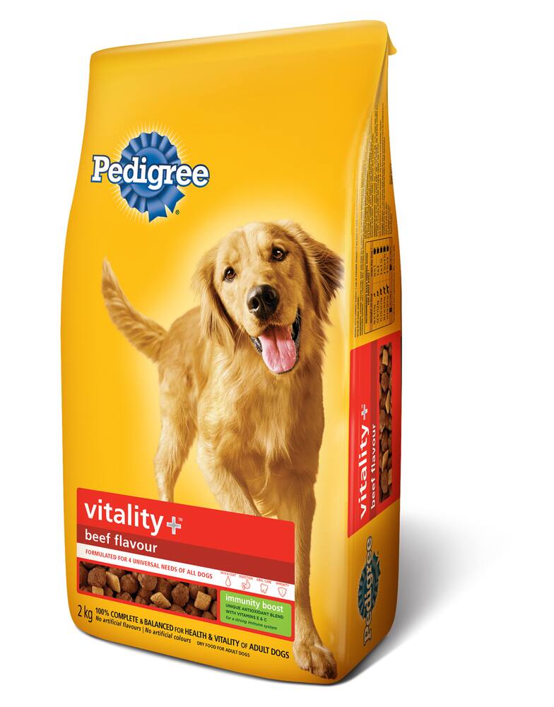 Pedigree store vitality plus