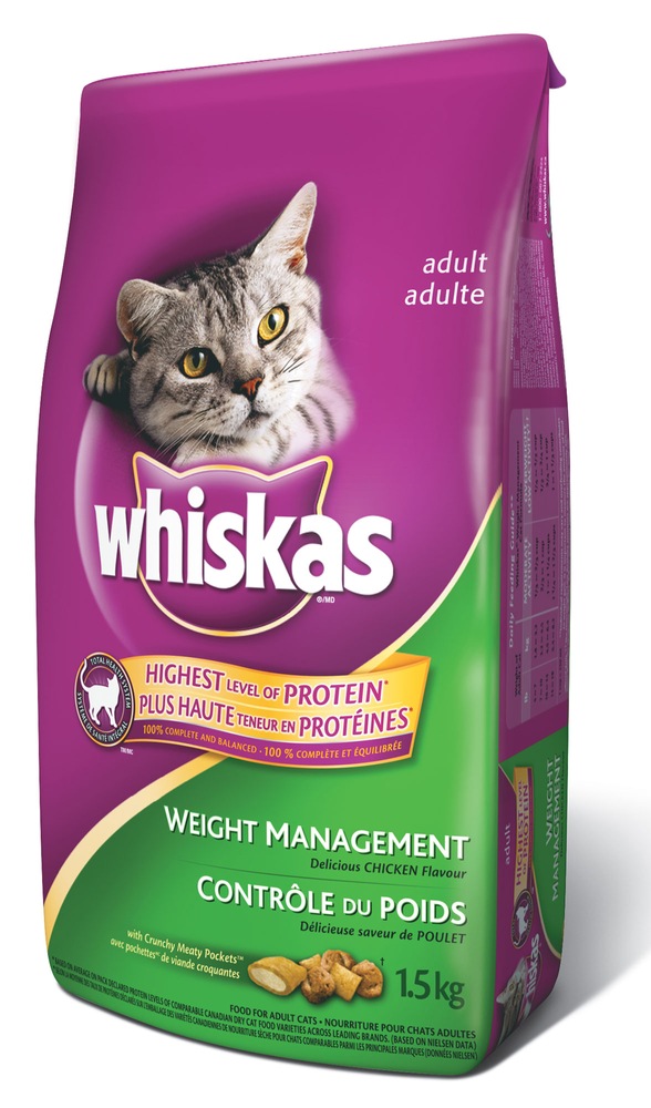 Whiskas Weight Management Dry Cat Food, 1.5kg Canadian Tire