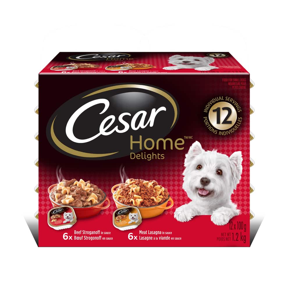 Cesar Home Delights 12pk Lasagna Beef Stroganoff 1689823e F870 4c39 9427 B81ba06e6ebb 