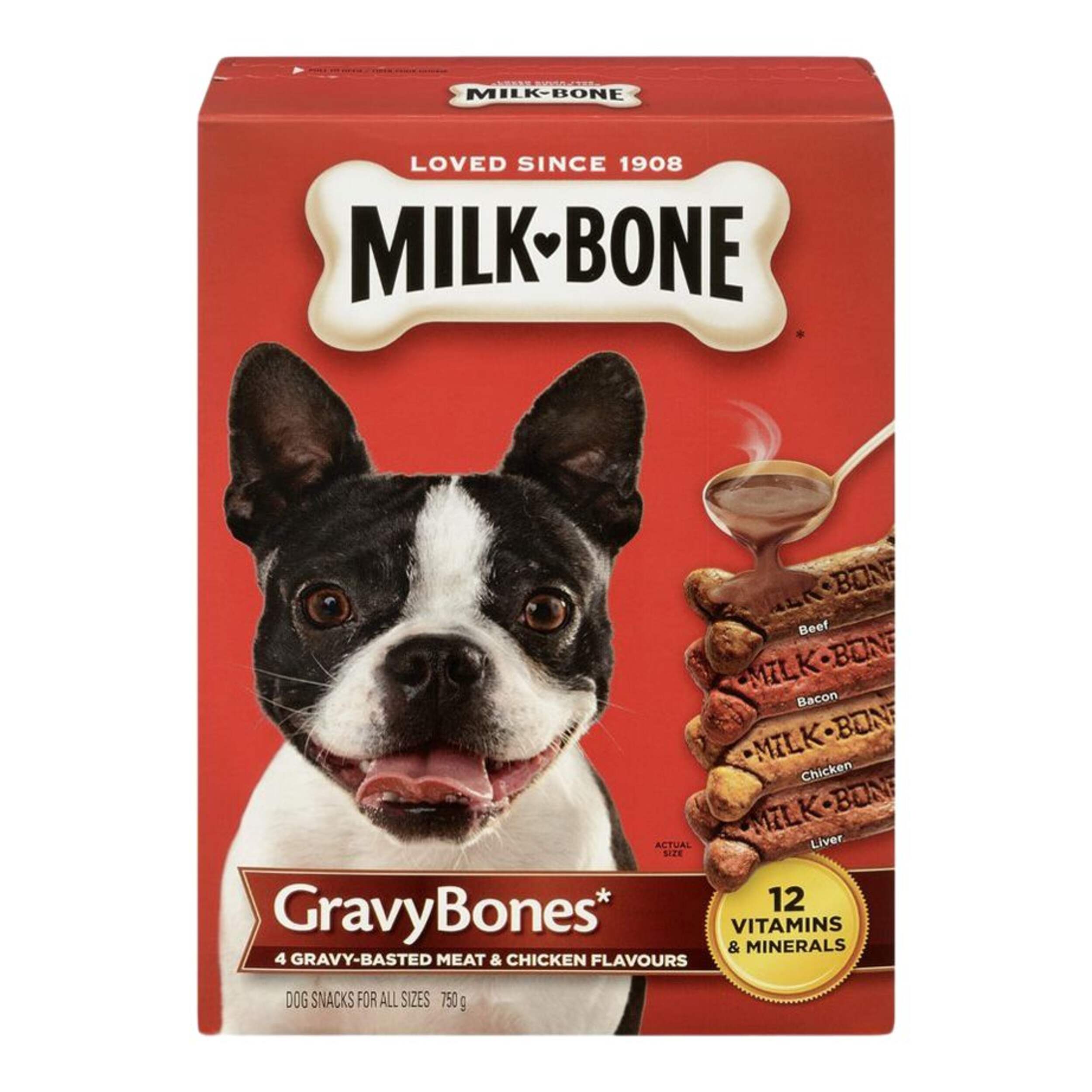 Milk-Bone GravyBones Dog Treats, 750-g Front_Elevated