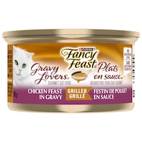 Purina Fancy Feast® Gravy Lovers Grilled Chicken Feast Wet Cat Food, 85-g Front_Flat