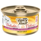 Fancy Feast  Delights Grilled Chicken & Cheddar in Gravy, Wet Cat Food, 85-g Front_Elevated