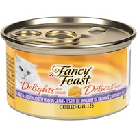 Fancy Feast Grilled Turkey & Cheddar Cheese Wet Cat Food, 85-g