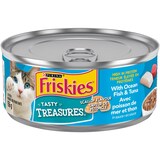 Purina Friskies® Tasty Treasure Ocean Fish Wet Cat Food, 156-g Front_Elevated