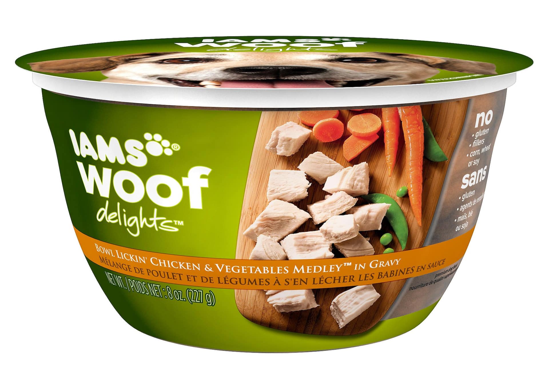 Iams Woof Delights Chicken & Vegetable, 8-oz