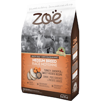 Zoe Medium Breed Dog Food, Turkey, 5-kg