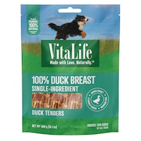 VitaLife Duck Tenders Dog Treats, 400g Front_Flat