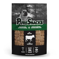 Gâteries pour chiens PureSnacks lyophilisées, foie de boeuf, 198 g Front_Flat