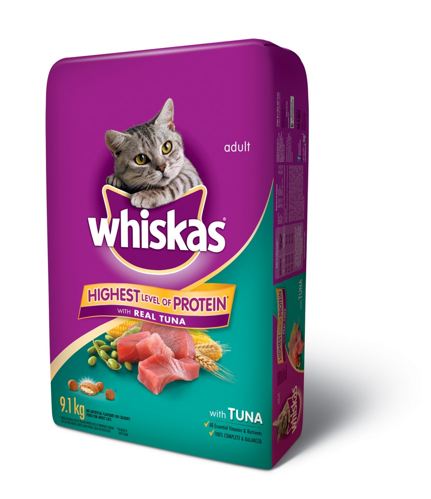 Whiskas Dry Cat Food with Tuna, 9.1kg Canadian Tire