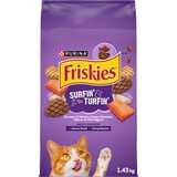 Purina Friskies® SurfIn' & TurfIn' Dry Cat Food, 1.43-kg Front_Flat