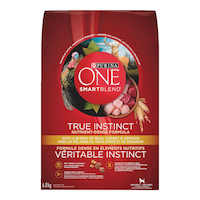 Purina ONE® SmartBlend™ True Instinct Turkey & Venison Adult Dry Dog Food, 6.8-kg Front_Flat