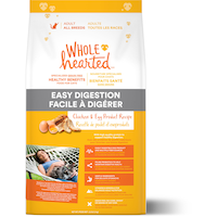 Nourriture sèche pour chats WholeHearted facile à digérer, repas de poulet et d'ovoproduit, 1,13 kg Front_Flat