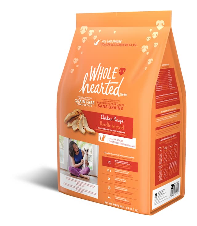 WholeHearted Grain Free Chicken Formula Dry Cat Food, Assorted Sizes ...