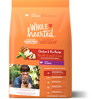 WholeHearted Grain-Free Chicken and Pea Puppy Dry Dog Food Front_Flat