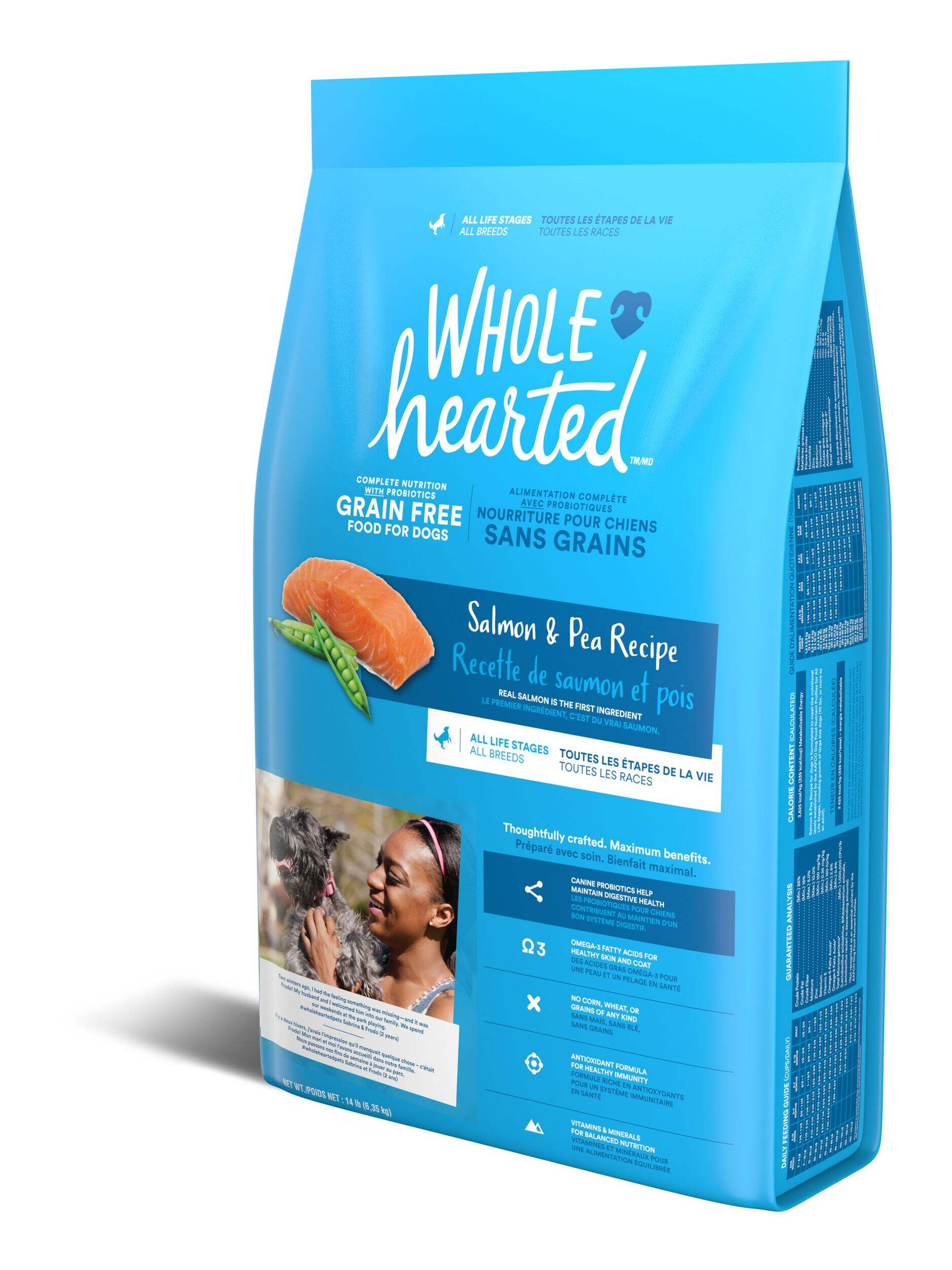WholeHearted All Life Stages Grain Free Salmon and Pea Dry Dog Food