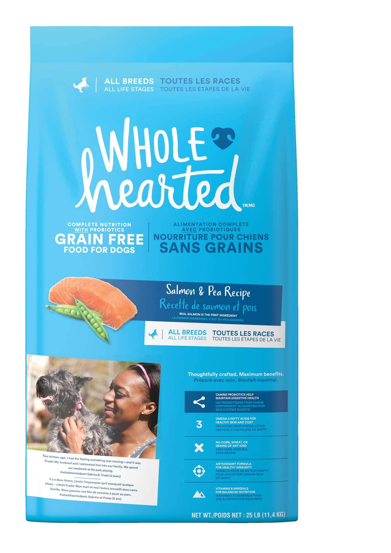 Wholehearted salmon best sale dog food ingredients